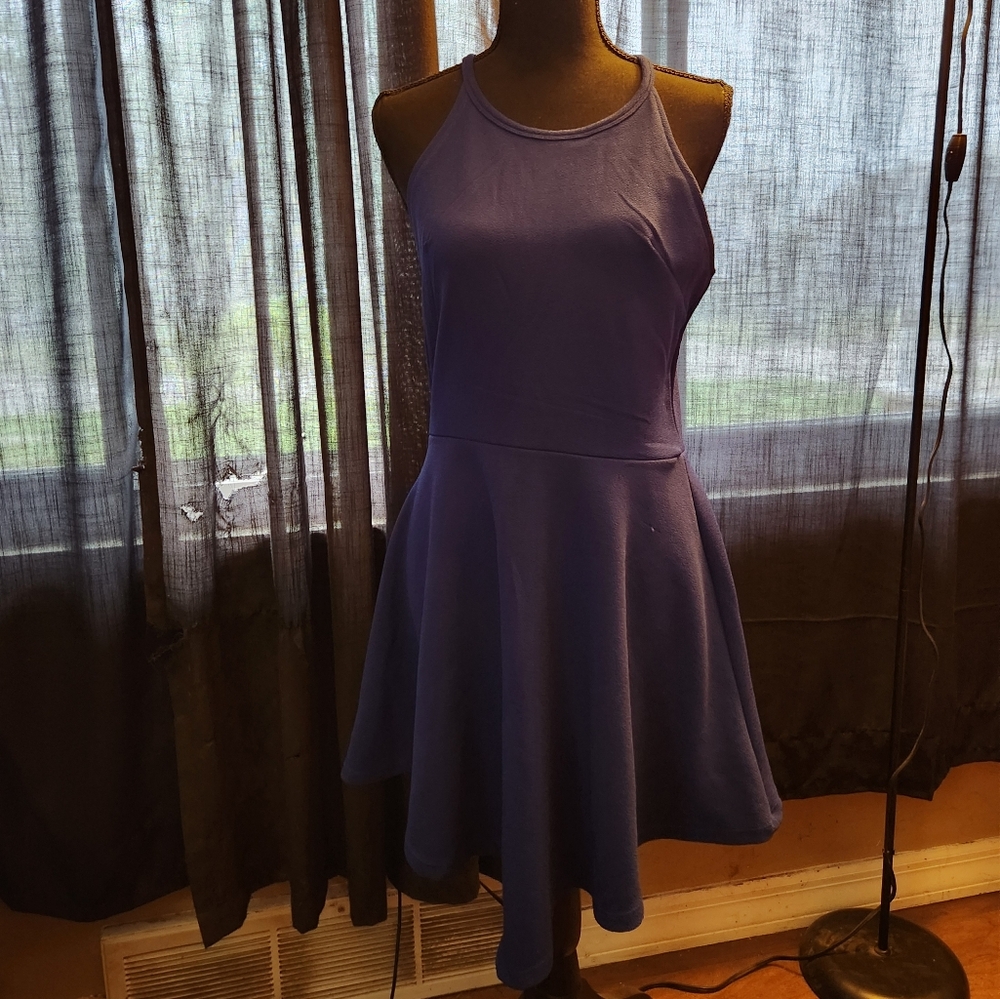 Rue21 Purple Halter Mini Sundress